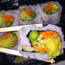 Gluten-free sushi roll from Mira Sushi